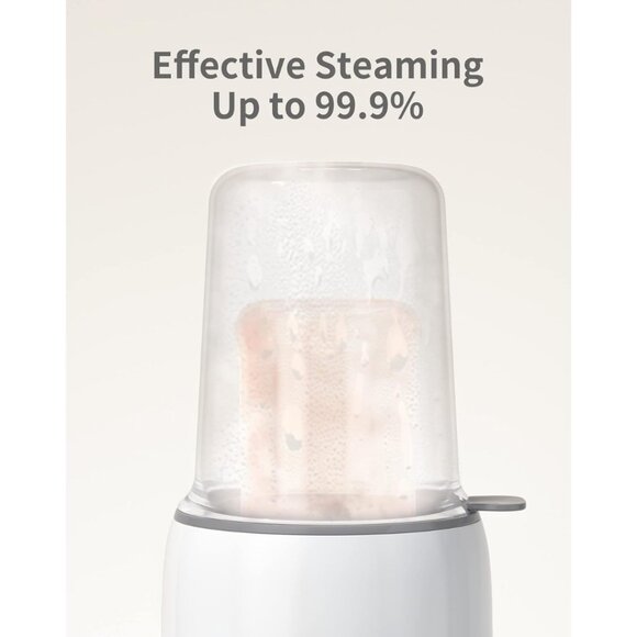 GROWNSY 8-in-1 Fast Baby Milk Warmer with Timer Grey White - Picture 10 of 13